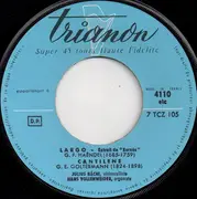 7inch Vinyl Single - Charles Gounod / Robert Schumann / Georg Friedrich Händel / Georg Goltermann / Hans Vollenweider / - Ave Maria - Rêverie - Largo - Cantilène - EP, Mono