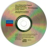CD - Charles Ives , Carl Ruggles , The Cleveland Orchestra , Christoph von Dohnányi - Three Places In New England / Orchestral Set No. 2 / Sun-Treader / Men And Mountains