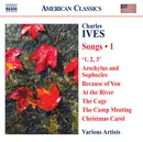 CD - Charles Ives - Songs • 1