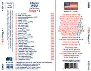 CD - Charles Ives - Songs • 1