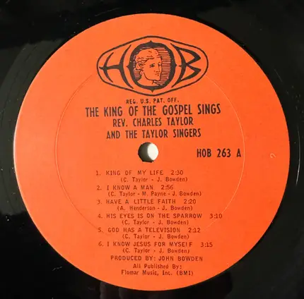 Charles Taylor Sings As The King Of Gospel With The The Charles Taylor Singers - Charles Taylor Sings As The King Of Gospel With The Charles Taylor Singers