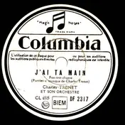 Charles Trenet Et Son Orchestre - J'ai Ta Main / Y A D'la Joie