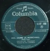 7inch Vinyl Single - Charles Trenet - Moi, J'Aime Le Music-Hall / La Java Du Diable - Company Sleeve