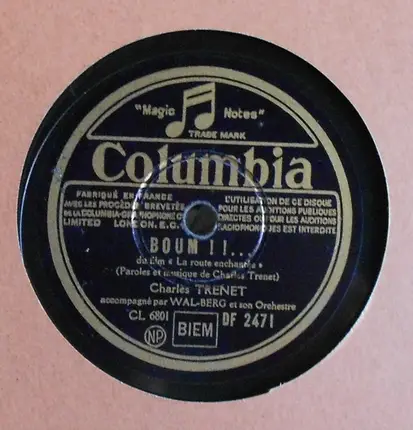 Charles Trenet - Vous Etes Jolie/ Boum