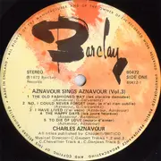 LP - Charles Aznavour - Aznavour Sings Aznavour Vol. 3
