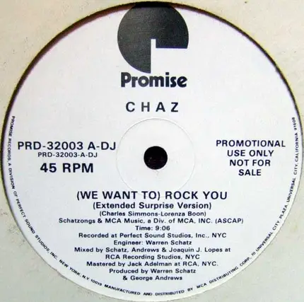 Charles Simmons - (We Want To) Rock You