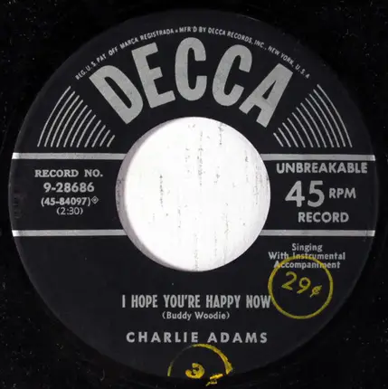 Charlie Adams - Baby, Let Me Kindle Your Flame