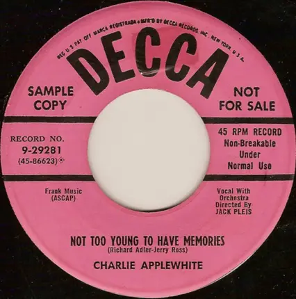 Charlie Applewhite - Stars Never Cry