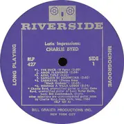 LP - Charlie Byrd - Latin Impressions - Mono