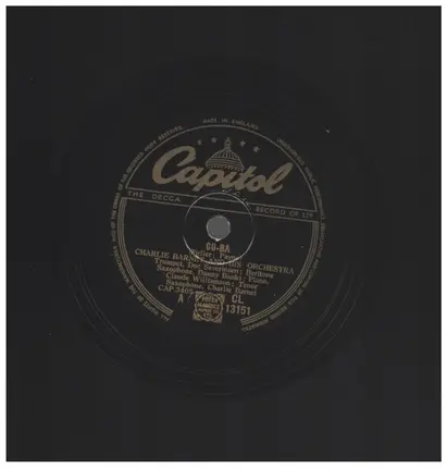 Charlie Barnet And His Orchestra - Cu-Ba / O'Henry
