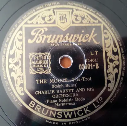Charlie Barnet And His Orchestra - Sky Liner / The Moose