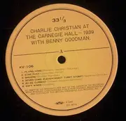 LP - Charlie Christian With Benny Goodman - Charlie Christian At The Carnegie Hall ~1939 - Insert