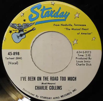 Charlie Collins - I've Been On The Road Too Much