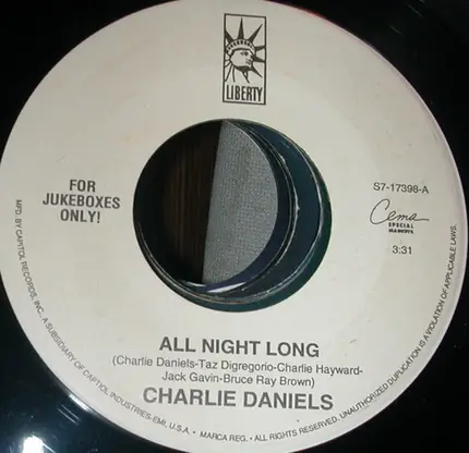 Charlie Daniels - All Night Long