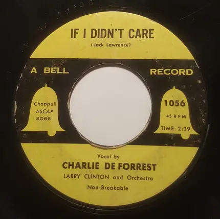 Charlie De Forest - I'm A Fool To Care / If I Didn't Care