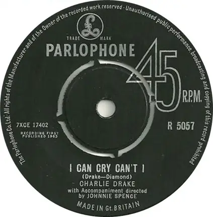 Charlie Drake - I've Lost The End Of My Yodel / I Can't Cry Can't I