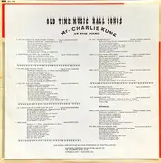 LP - Charlie Kunz - Old Time Music Hall Songs