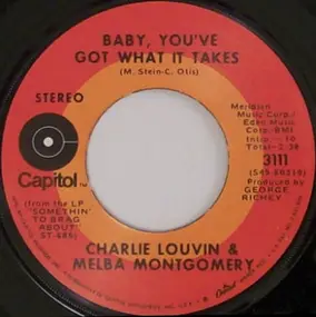 Charlie Louvin - Baby, You've Got What It Takes / If We Don't Make It