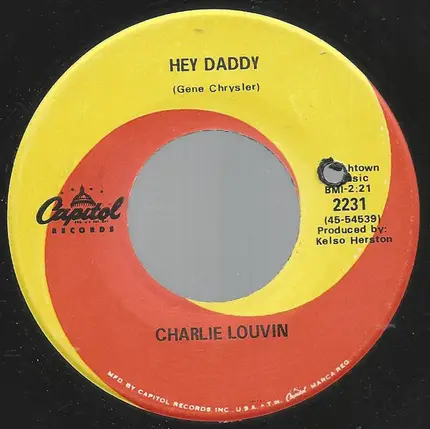 Charlie Louvin - She Will Get Lonesome  / Hey Daddy