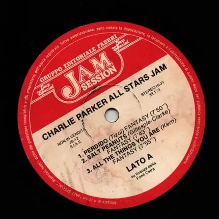 Charlie Parker All Stars - Jam, Toronto 15.05.1953