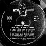 LP - Charlie Parker - The Bird On Savoy Part 1