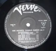 LP - Charlie Parker - The Definite Charlie Parker, Vol. 2
