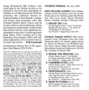 CD - Charlie Parker - The Legendary Dial Masters, Volume 1