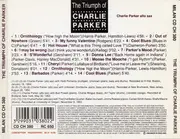 CD - Charlie Parker - The Triumph Of Charlie Parker