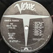 Double LP - Charlie Parker - The Verve Years (1948-50) - Gatefold.