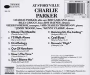 CD - Charlie Parker - At Storyville