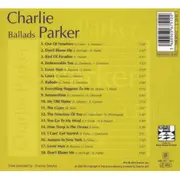 CD - Charlie Parker - Ballads - Digipak