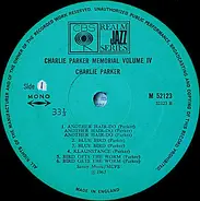 Charlie Parker - Charlie Parker Memorial Volume 4