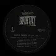 LP - Charlie Parker - Charlie Parker On Dial Volume 4 - Mono / OBI + Insert