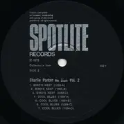 LP - Charlie Parker - Charlie Parker On Dial Volume 2 - Mono