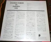 LP - Charlie Parker - In Sweden 1950