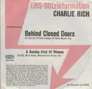 7inch Vinyl Single - Charlie Rich - Behind Closed Doors