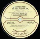 7inch Vinyl Single - Charlie Rich - The Most Beautiful Girl / Behind Closed Doors