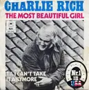 7inch Vinyl Single - Charlie Rich - The Most Beautiful Girl