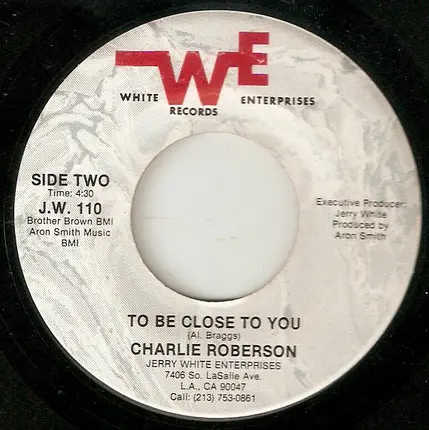 Charlie Roberson - Let Me Do Something For You