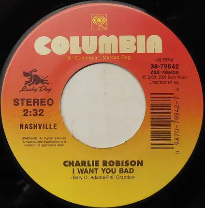 Charlie Robison - I Want You Bad