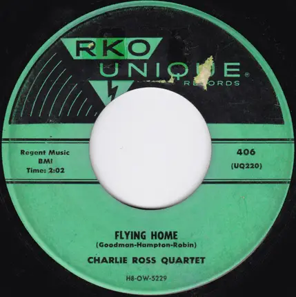 Charlie Ross Quartet - Turnpike Cruise / Flying Home
