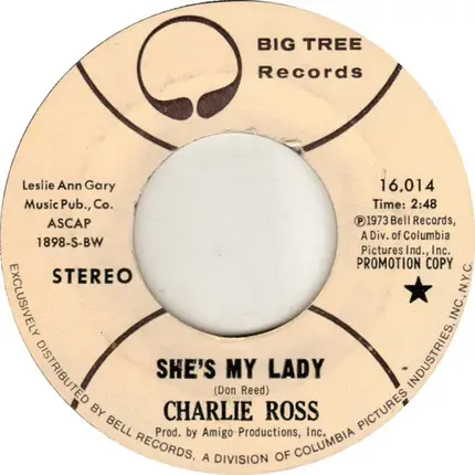 Charlie Ross - She's My Lady