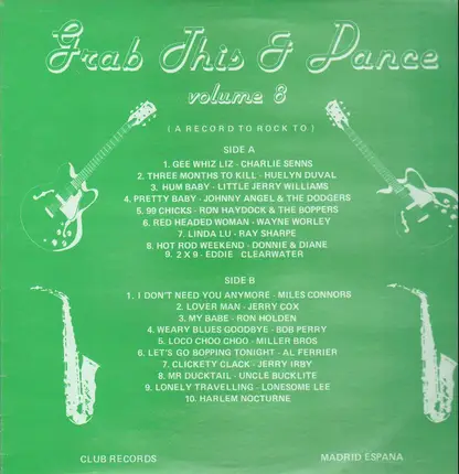 Charlie Senns, Huelyn Duvall, Ron Haydock - Grab This & Dance Vol. 8