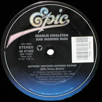 Charlie Singleton And Modern Man - Nothing Ventured-Nothing Gained