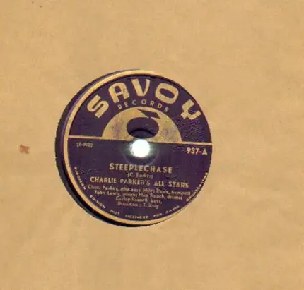 Charlie Parker's All Stars - Steeplechase/ Merry-Go-Round