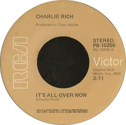 Charlie Rich - It's All Over Now