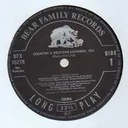 LP - Charline Arthur, Chet Atkins, Hal Lone Pine - Country & Western Caravan, 1954 - RARE LIVE RECORDINGS