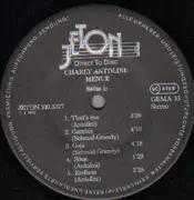 LP - Charly Antolini - Menue - D2D Direct-To-Disc Audiophile