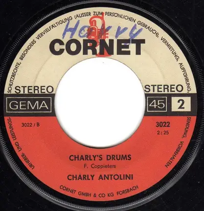 Charly Antolini - Come On Charly / Charly's Drums