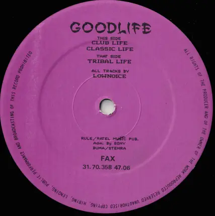 Charly Lownoise - Goodlife